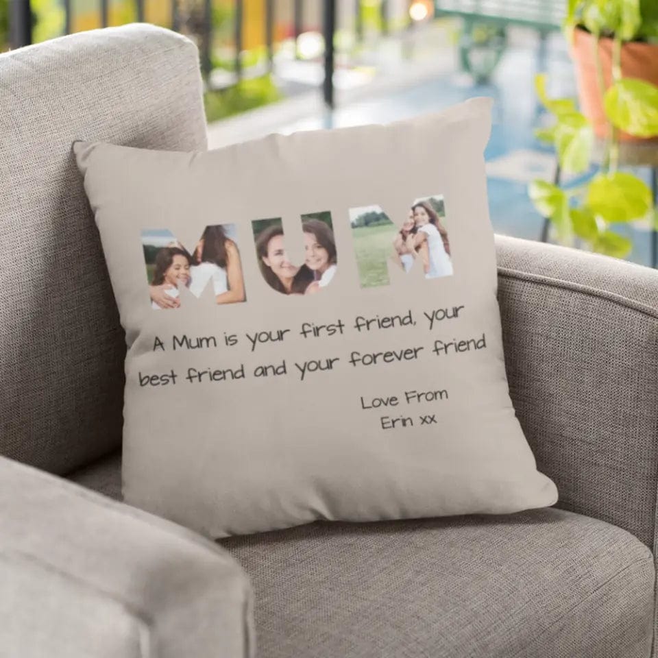 Mum Photo Fabric Cushion