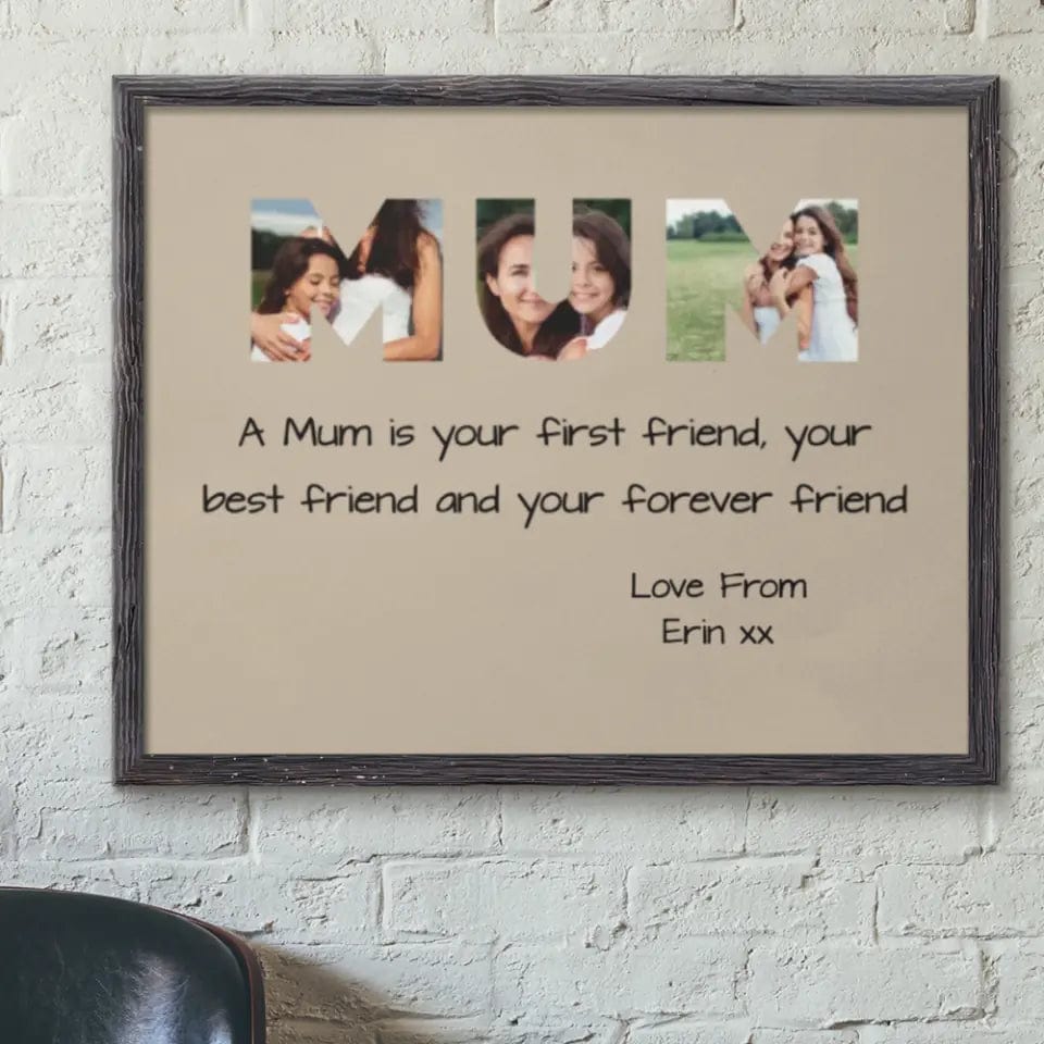 Mum Photo Framed Print