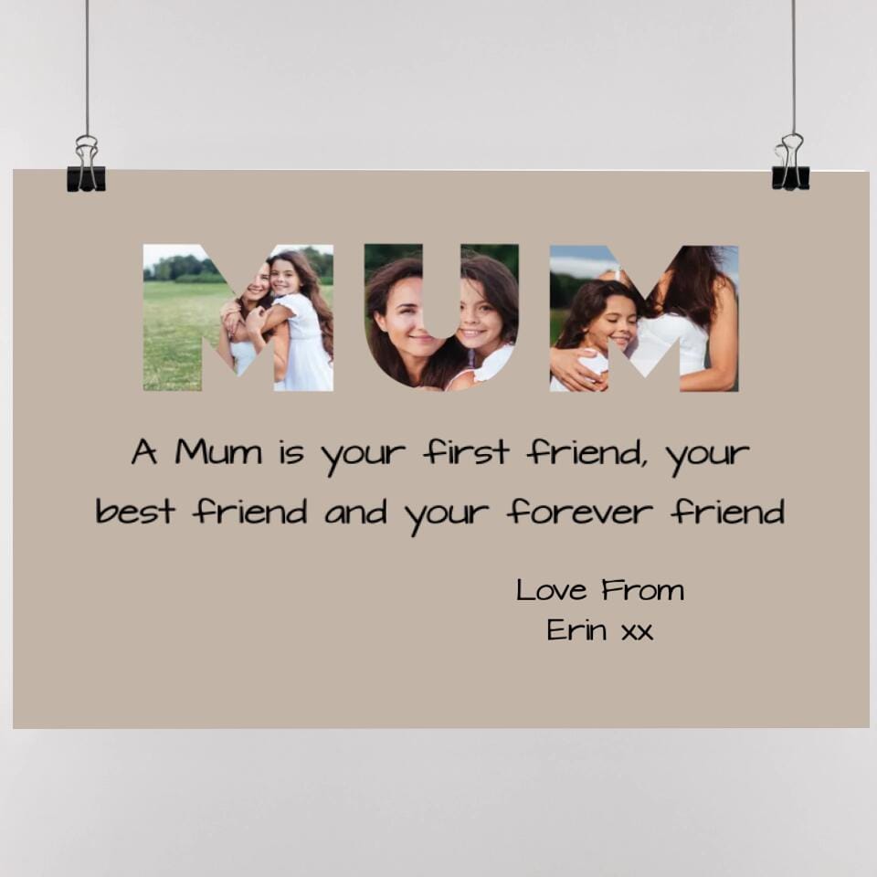 Mum Photo Poster