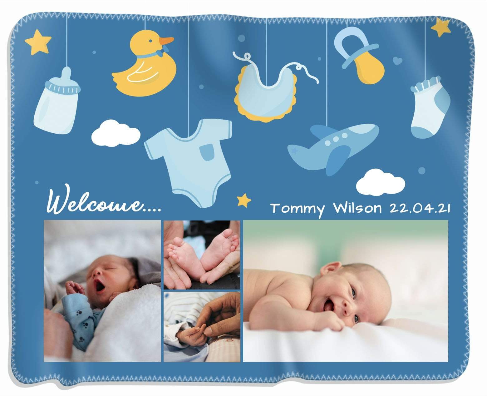 Personalised Baby Blanket