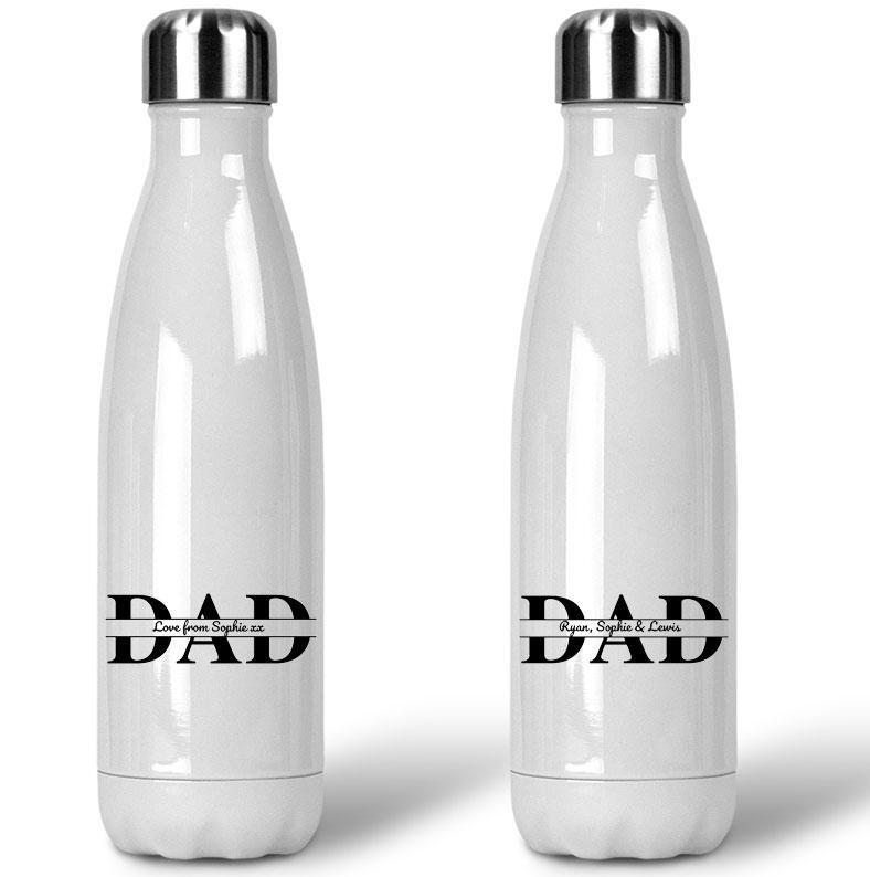 Personalised Dad Water Bottle