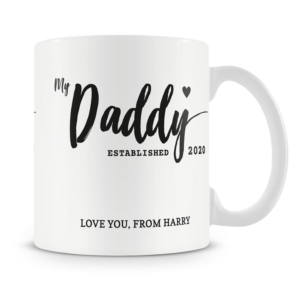 Personalised Daddy Est Mug