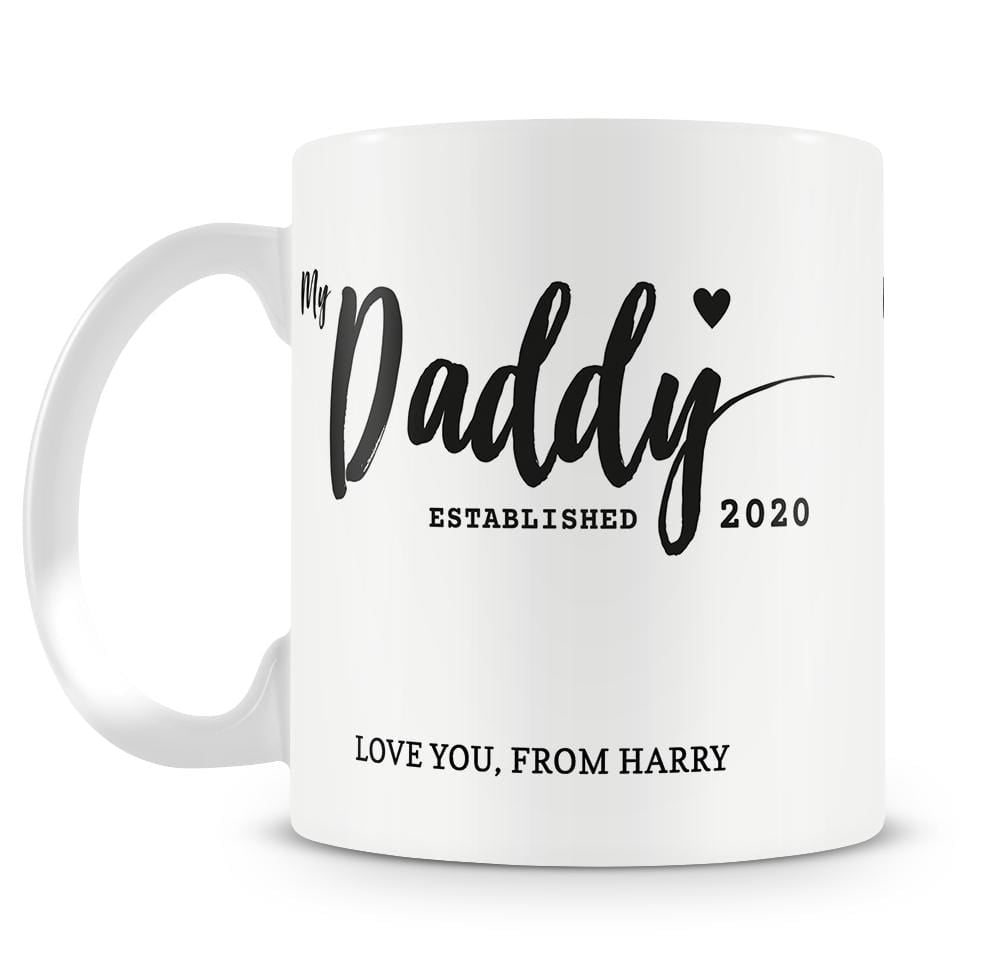 Personalised Daddy Est Mug