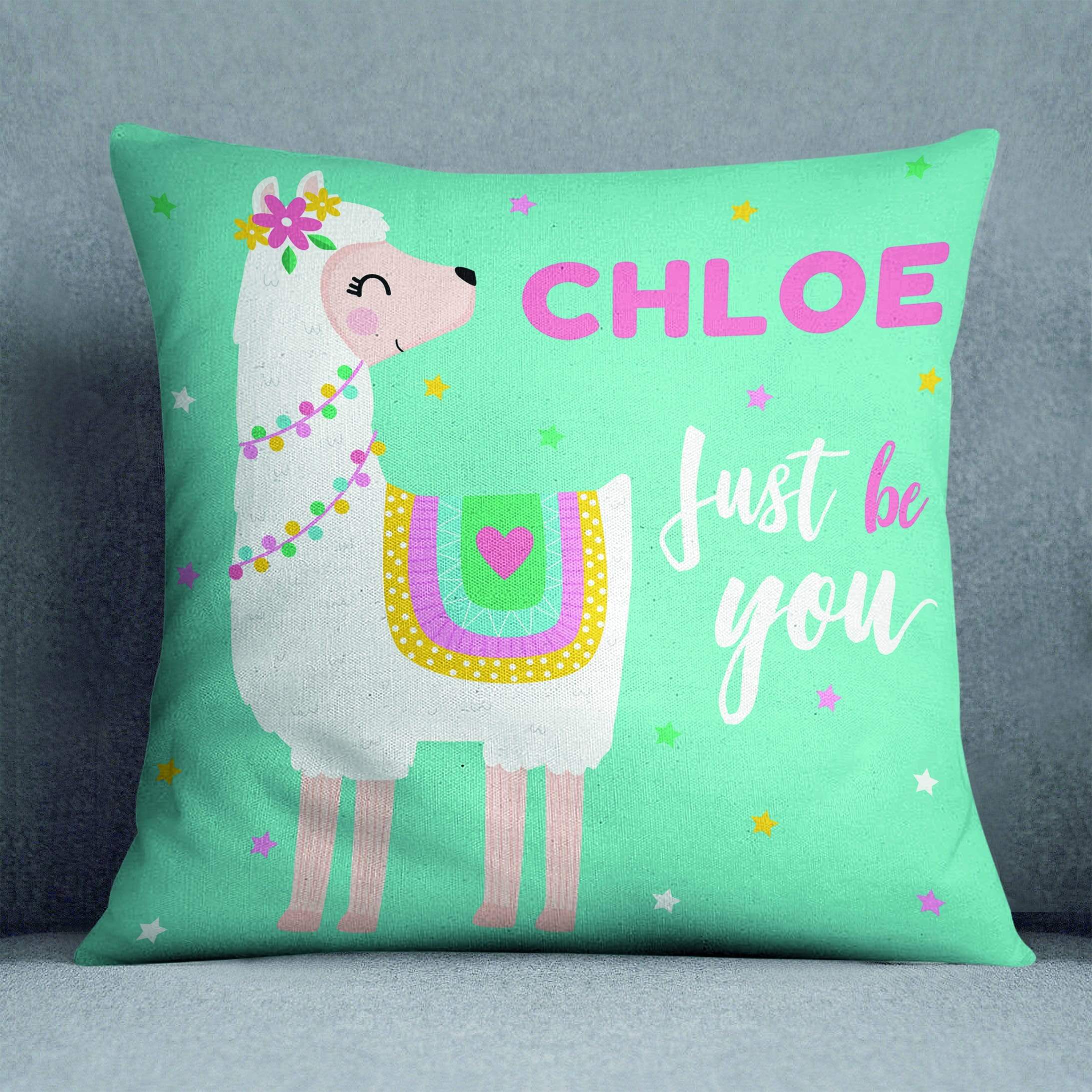 Personalised Just Be You Llama Cushion