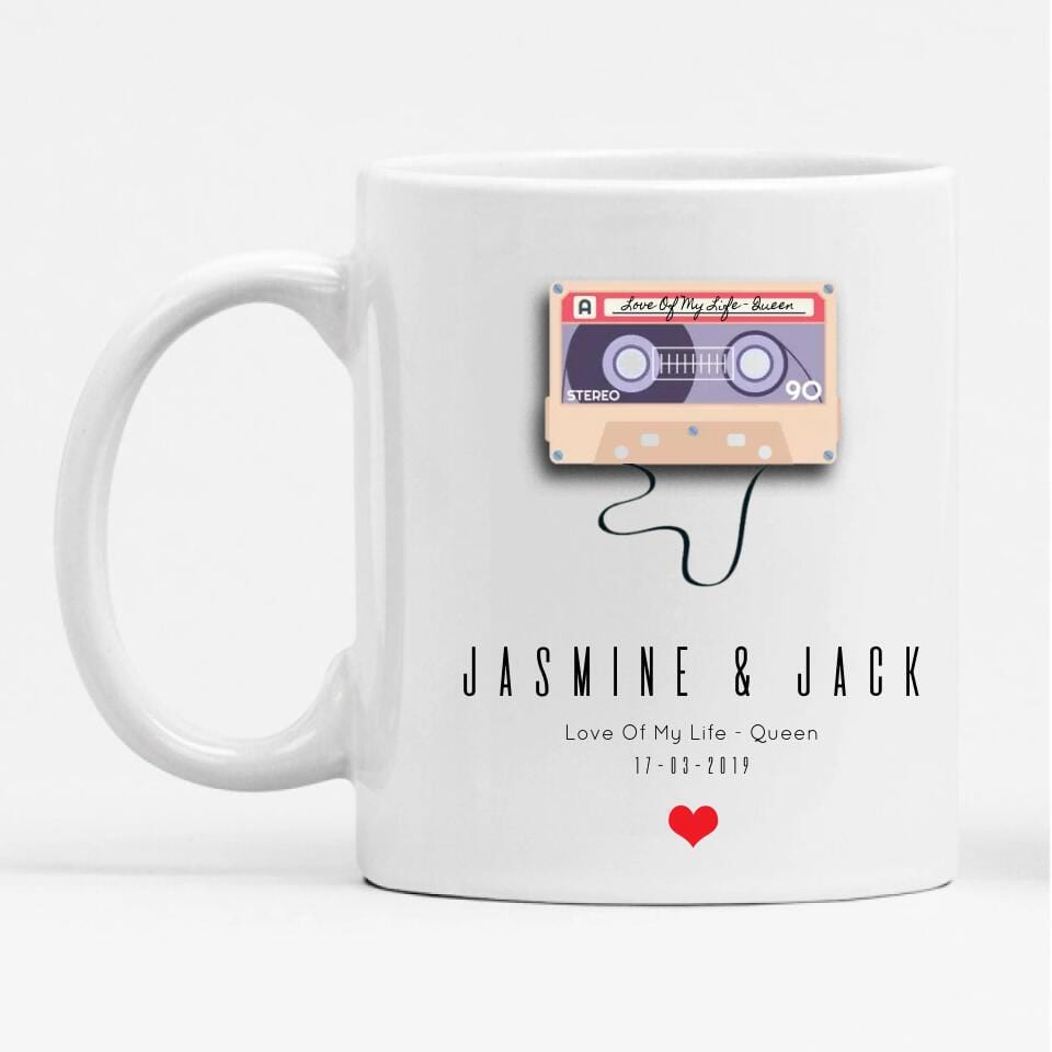 Personalised Mix Tape Mug