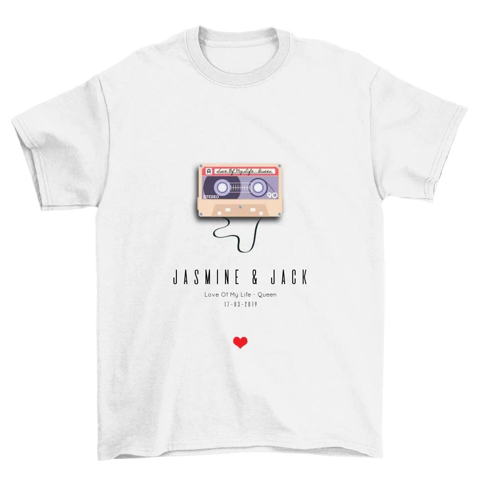 Personalised Mix Tape T-Shirt
