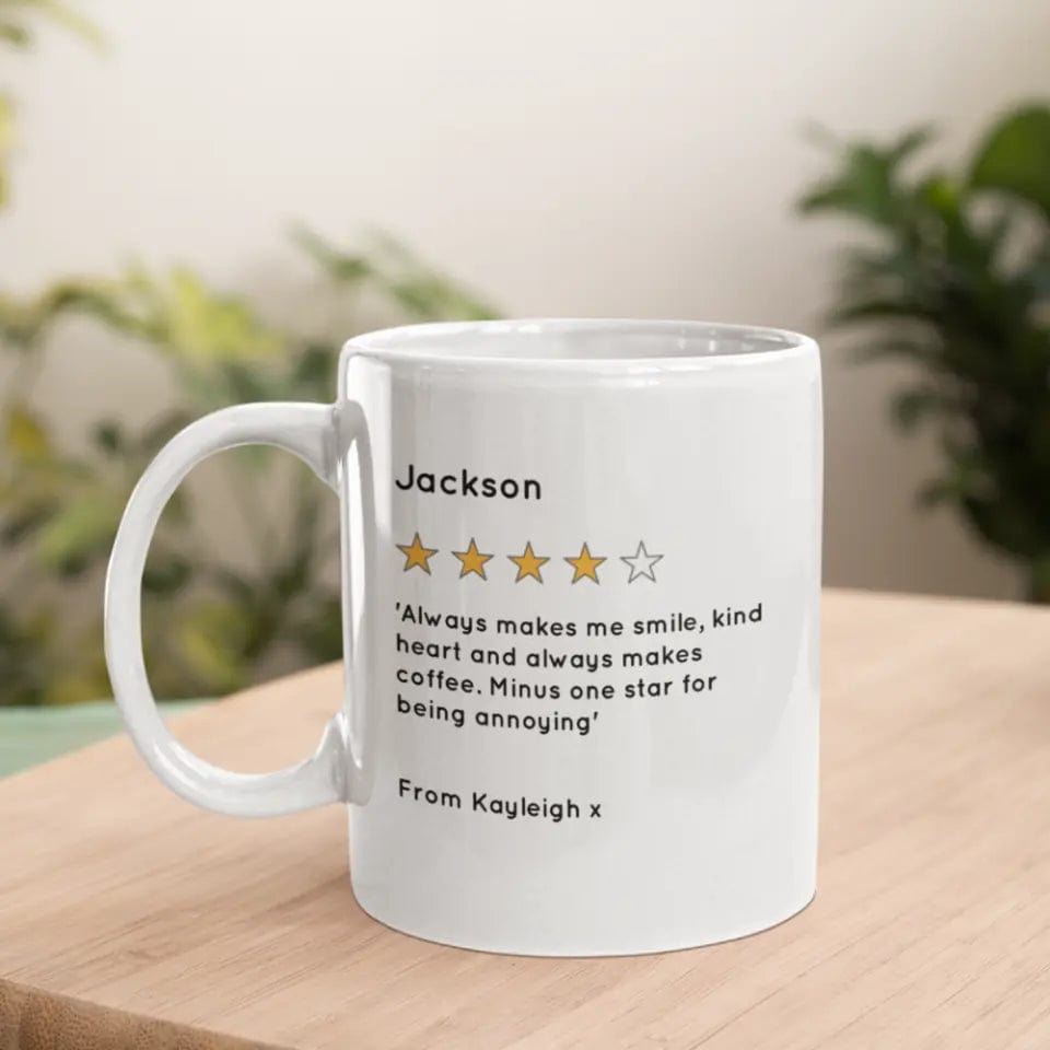 Personalised Review Mug