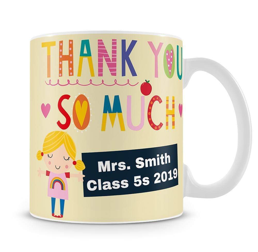 Personalised Thank You Teacher Mug