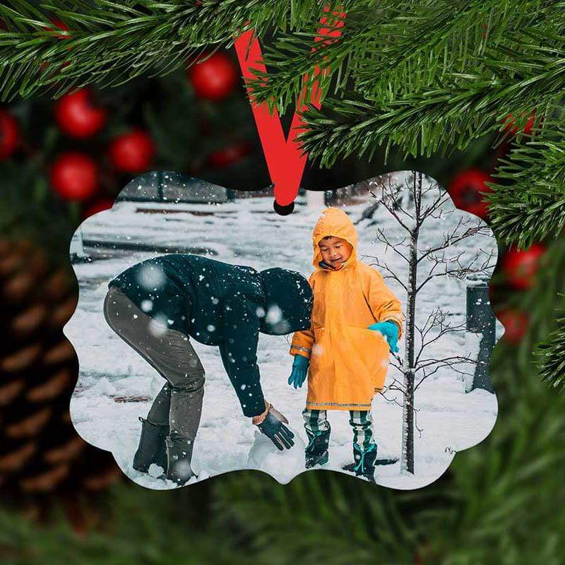 Photo Upload Christmas Ornament