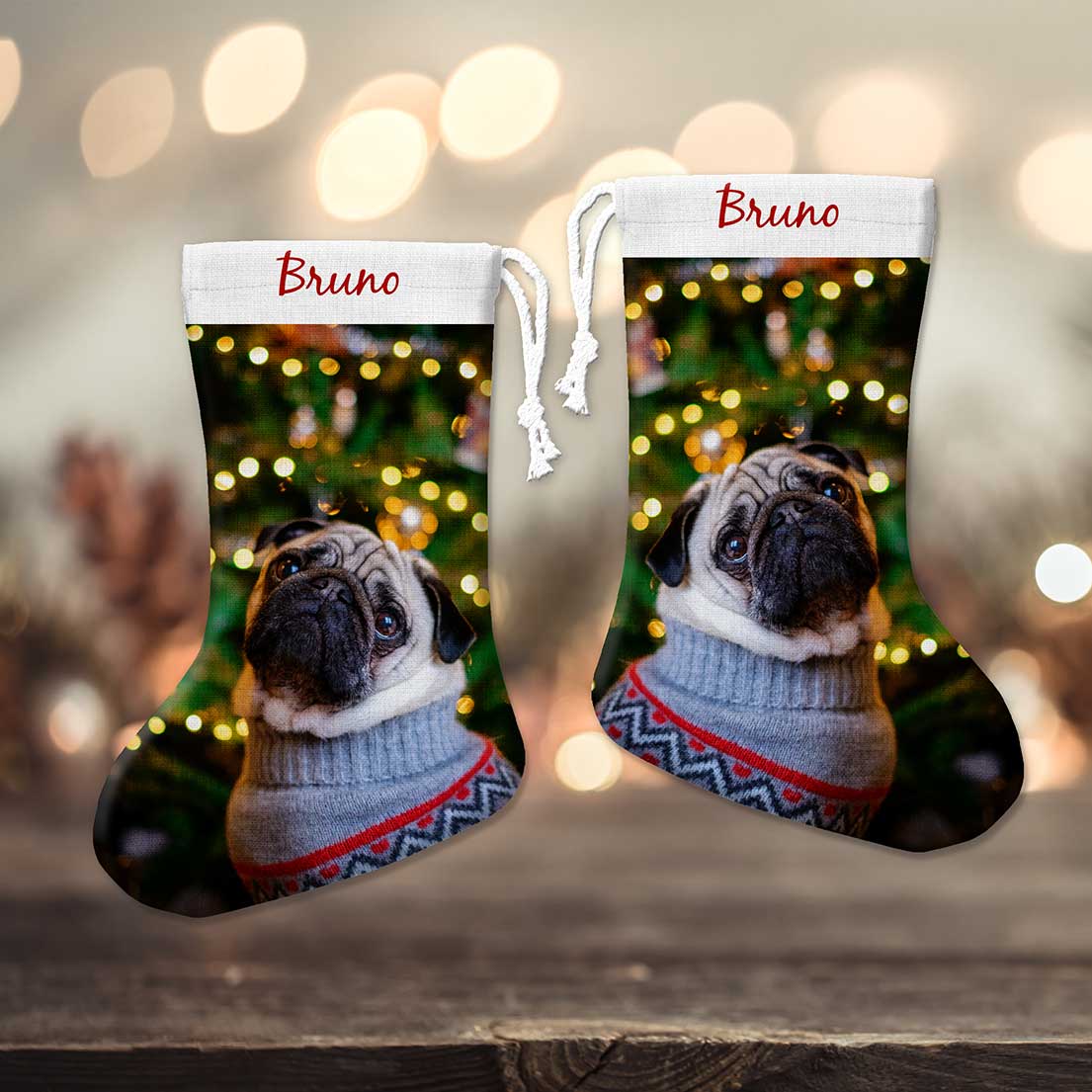 Photo Upload Personalised Stocking