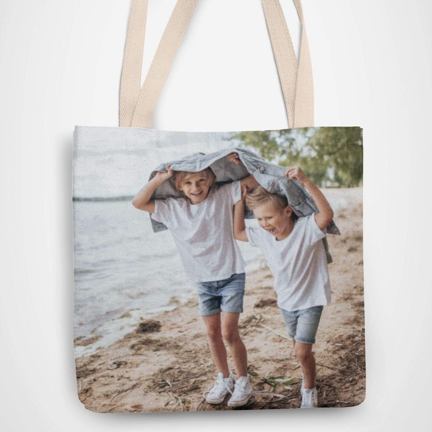 Photo Upload Personalised Tote Bag