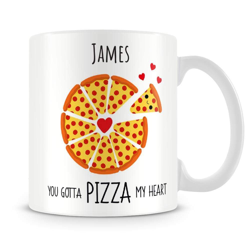 Pizza My Heart Personalised Mug