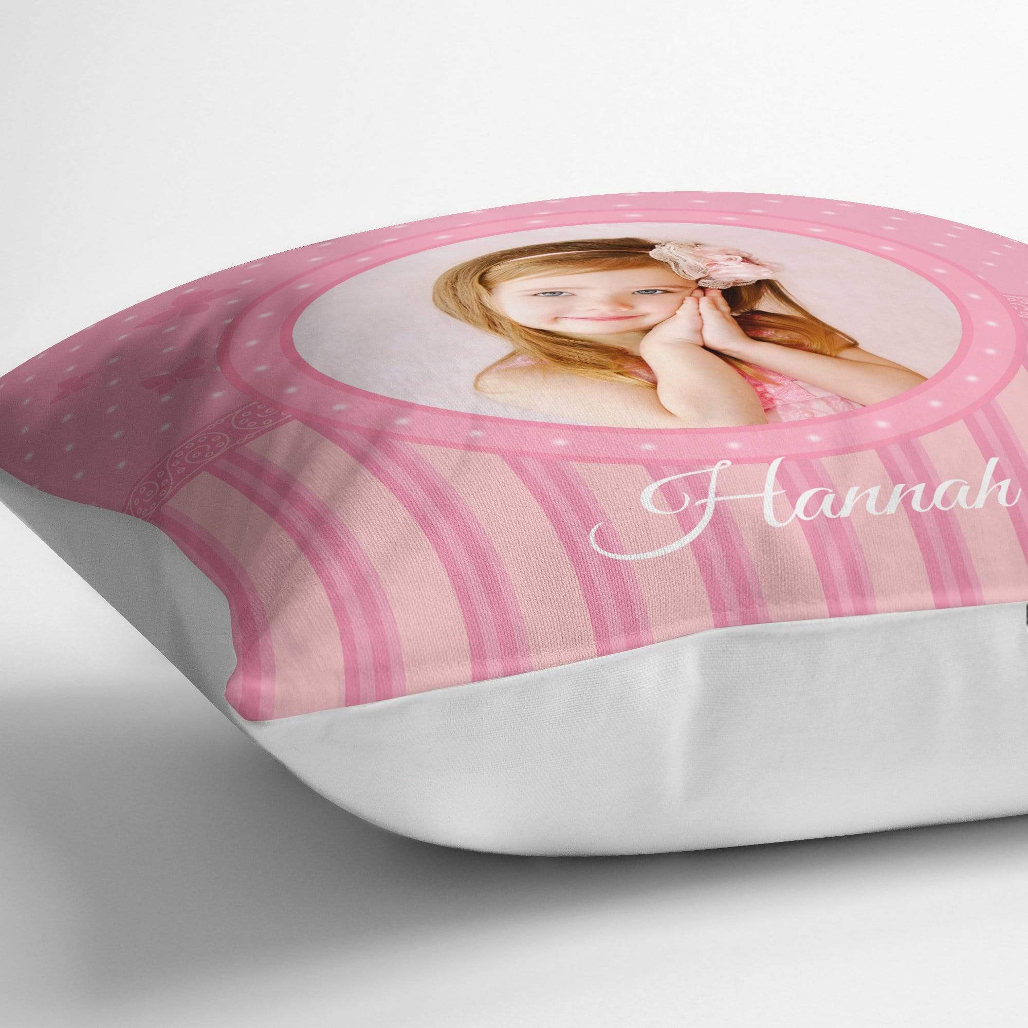 Pretty Pink Photo Cushion