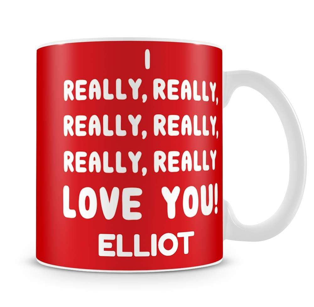 Really Really Love You Personalised Mug