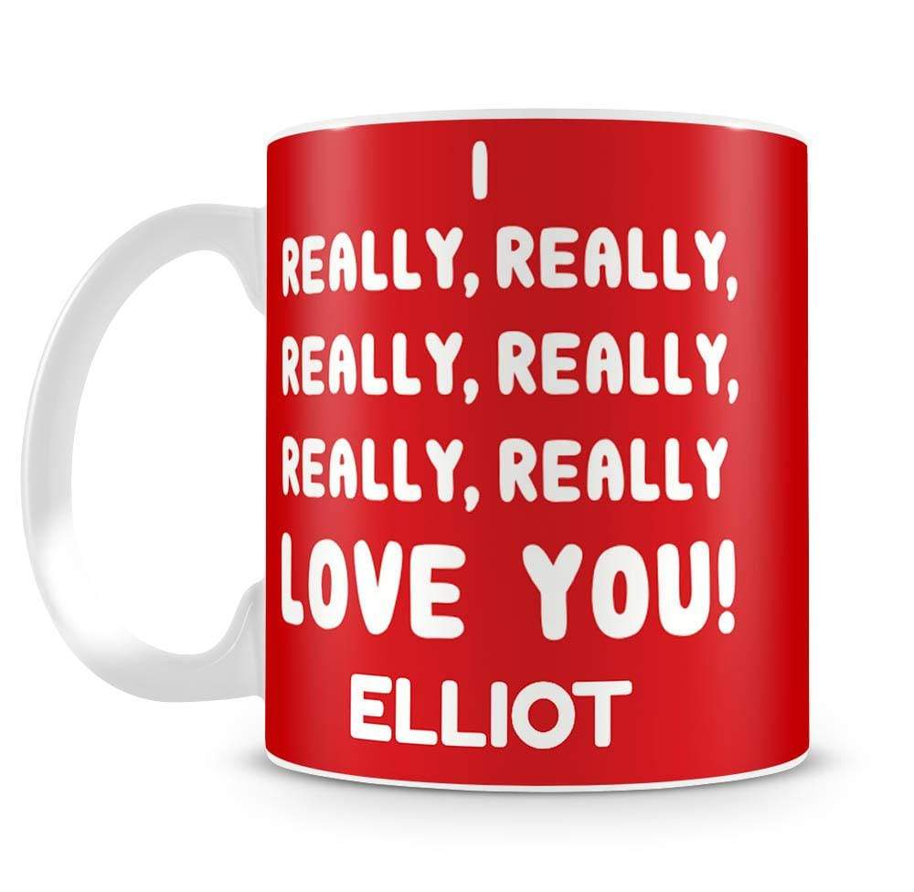 Really Really Love You Personalised Mug