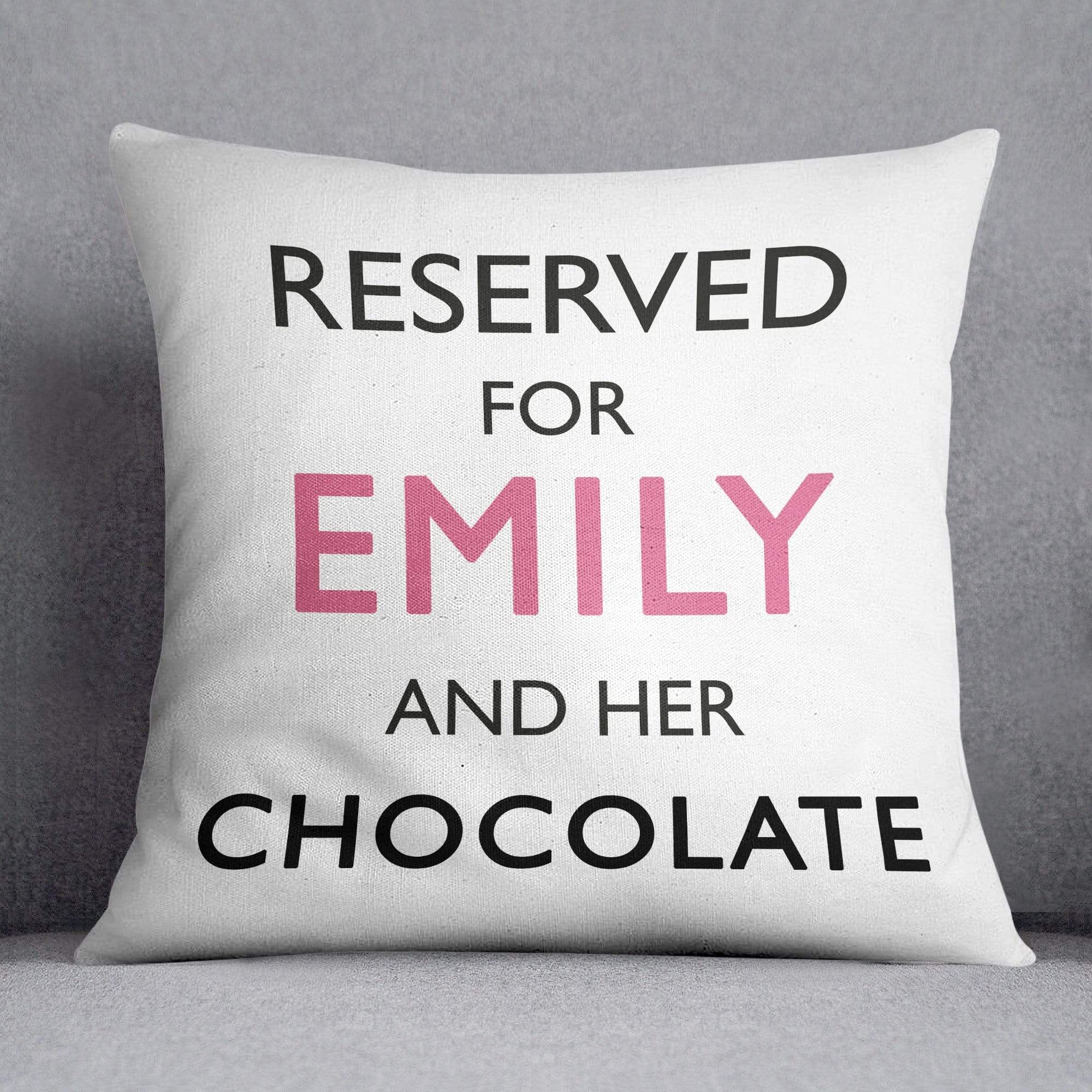 Reserved For Her Personalised Cushion