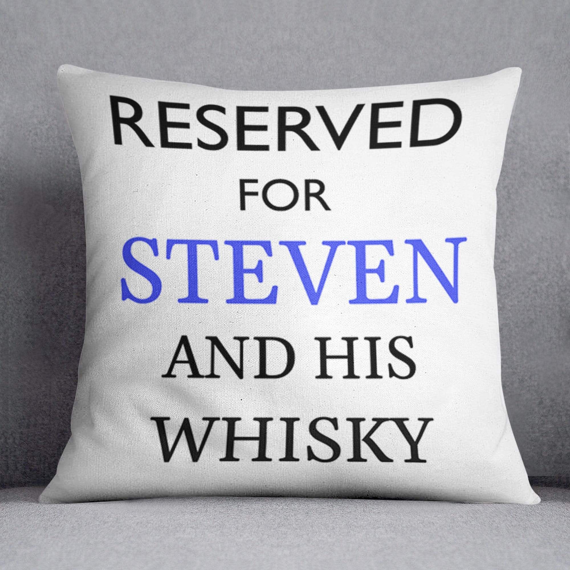 Reserved For Him Personalised Cushion