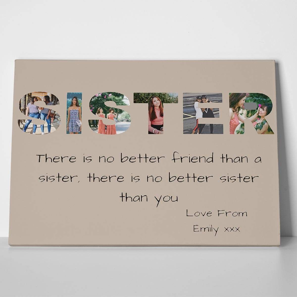 Sister Photo Canvas Print