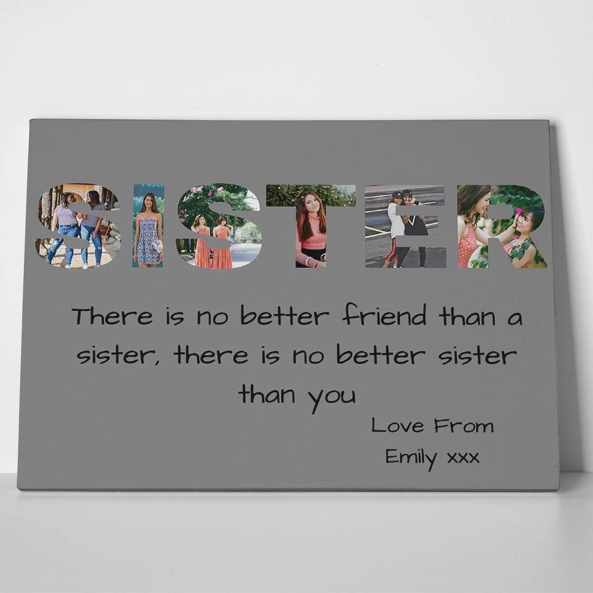 Sister Photo Canvas Print