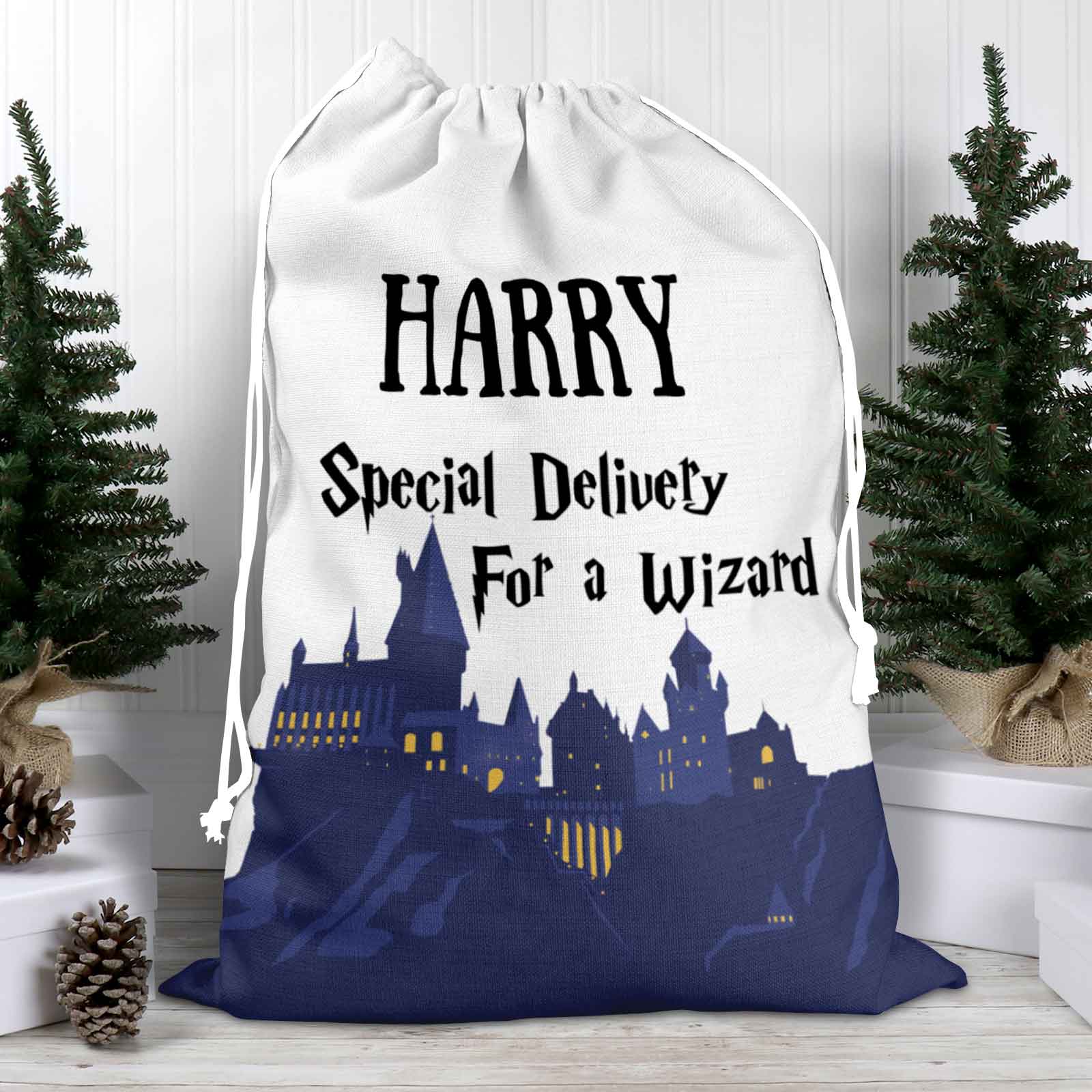 Special Delivery For A Wizard Personalised Santa Sack