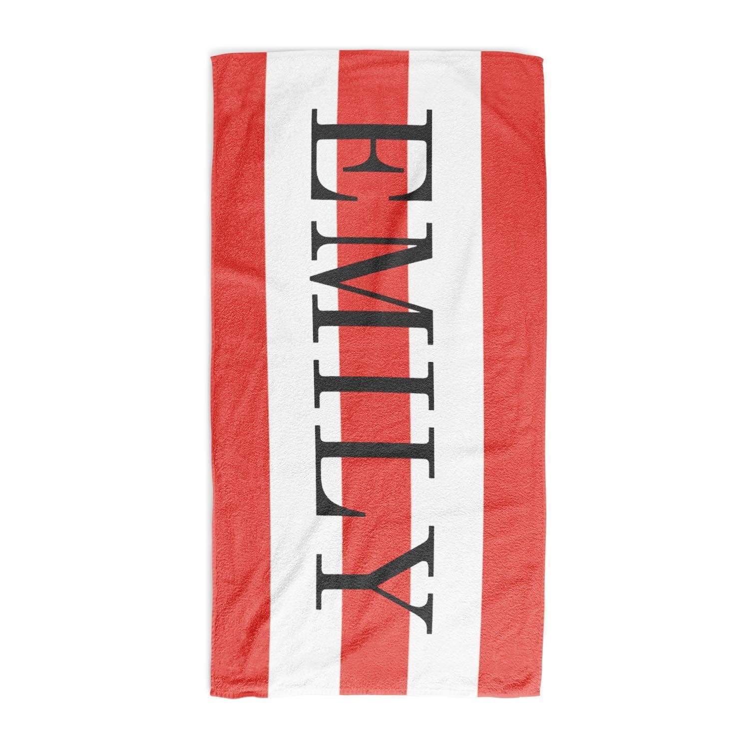 Striped Personalised Towel