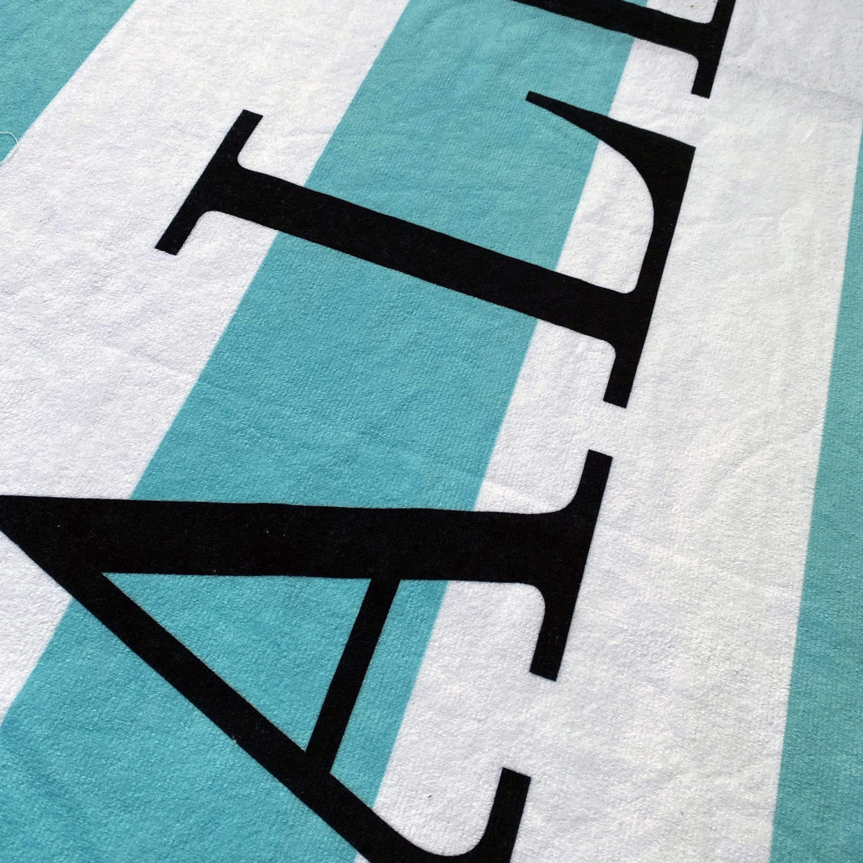 Striped Personalised Towel