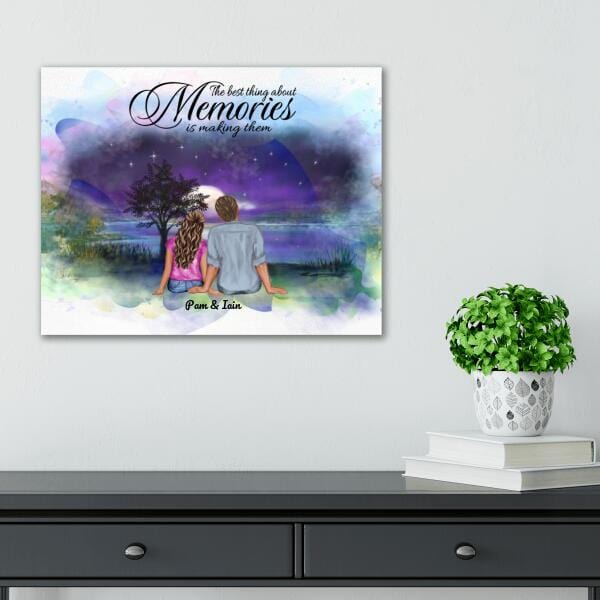 The Best Thing About Memories Canvas Print