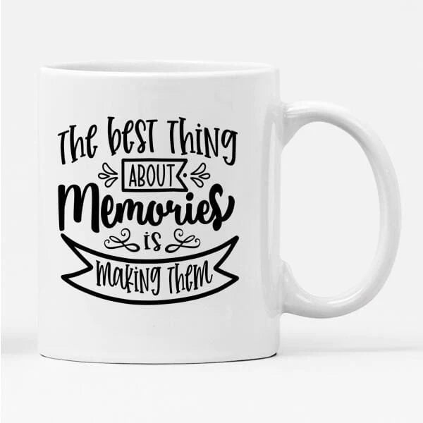 The Best Thing About Memories Mug