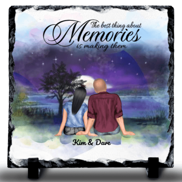 The Best Thing About Memories Rock Slate