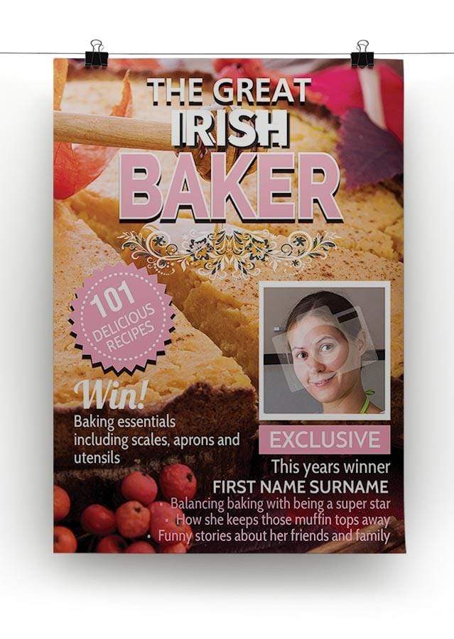 The Great Baker Magazine Cover Spoof Framed Print