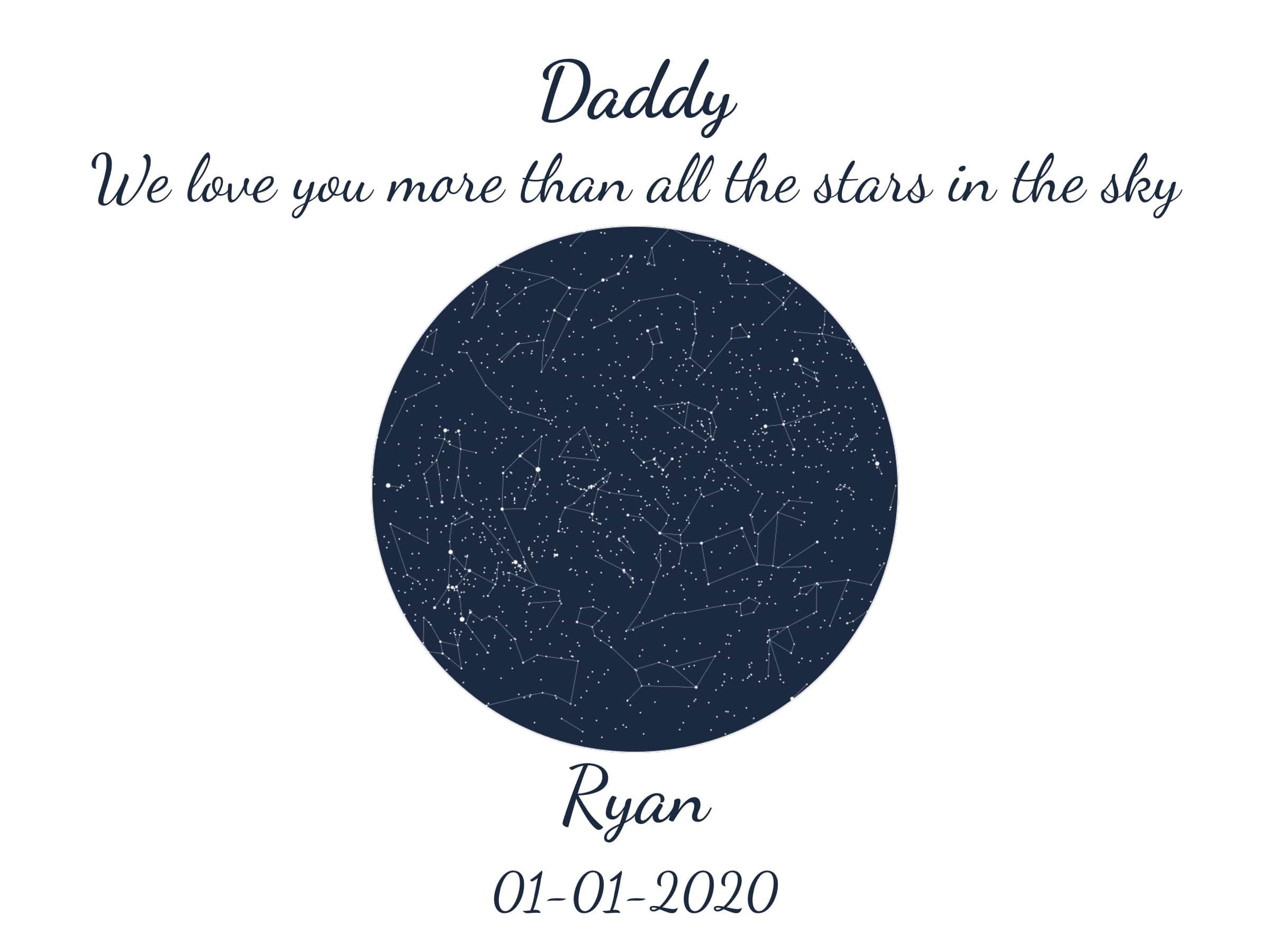 The night you became my Daddy Canvas Art