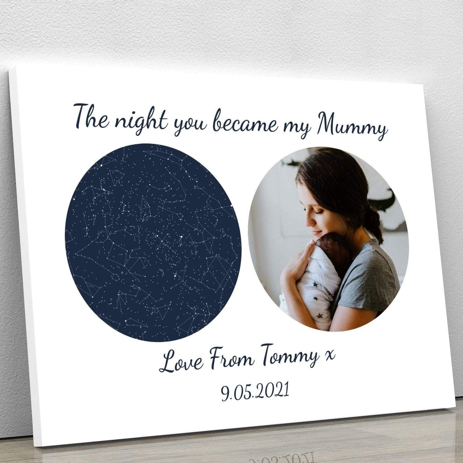 The night you became my Mummy Canvas