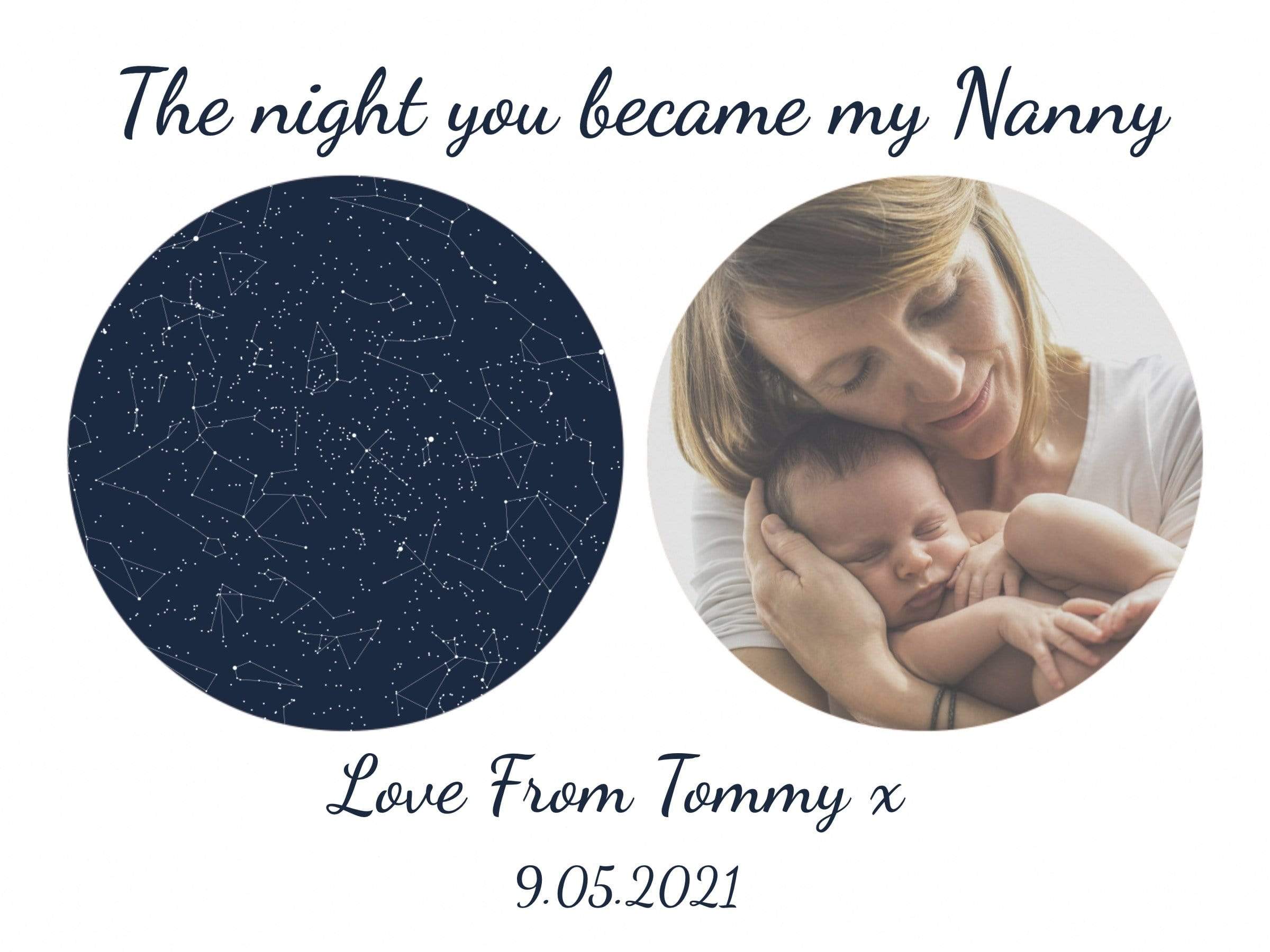 The night you became my Nanny Canvas