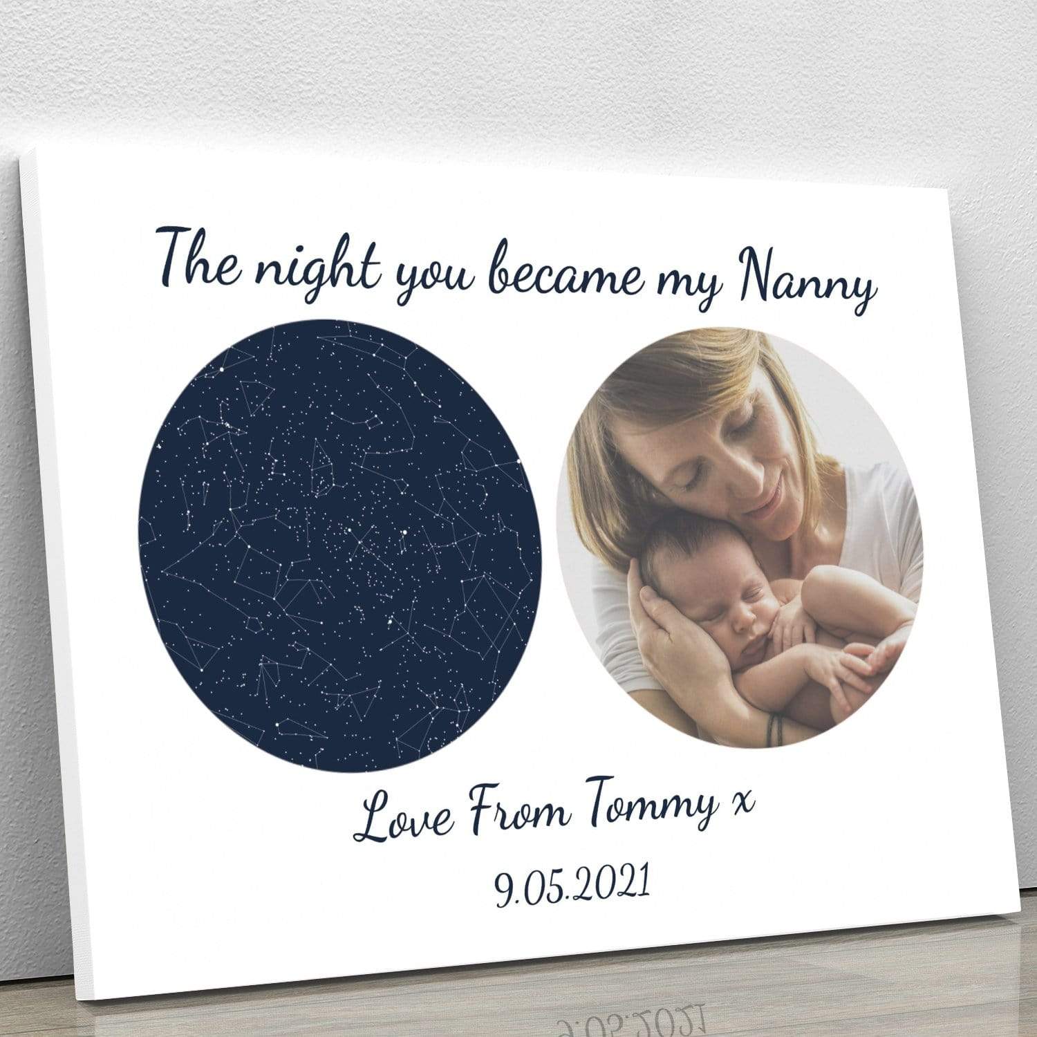 The night you became my Nanny Canvas