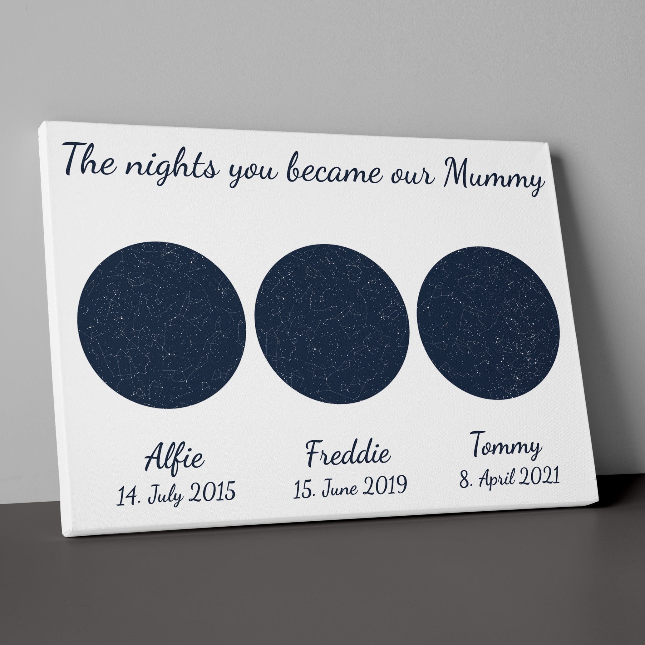 The Nights You Became Our Mummy Canvas
