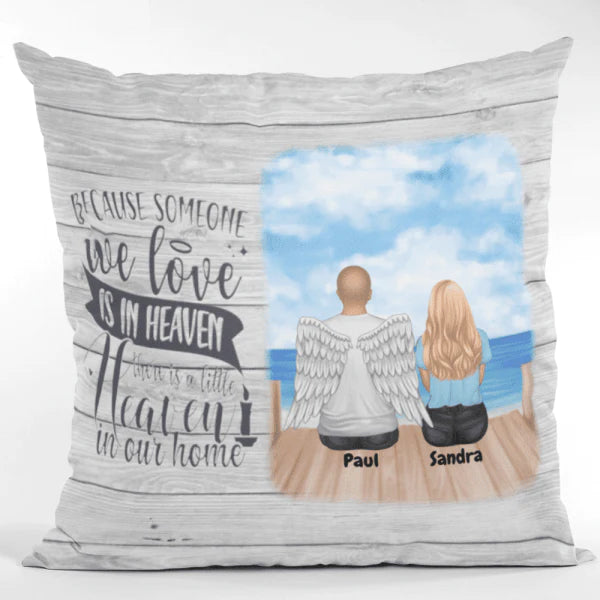There Is A Little Heaven In Our Home Cushion