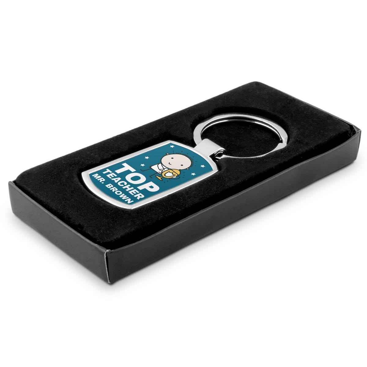 Top Teacher Personalised Keyring