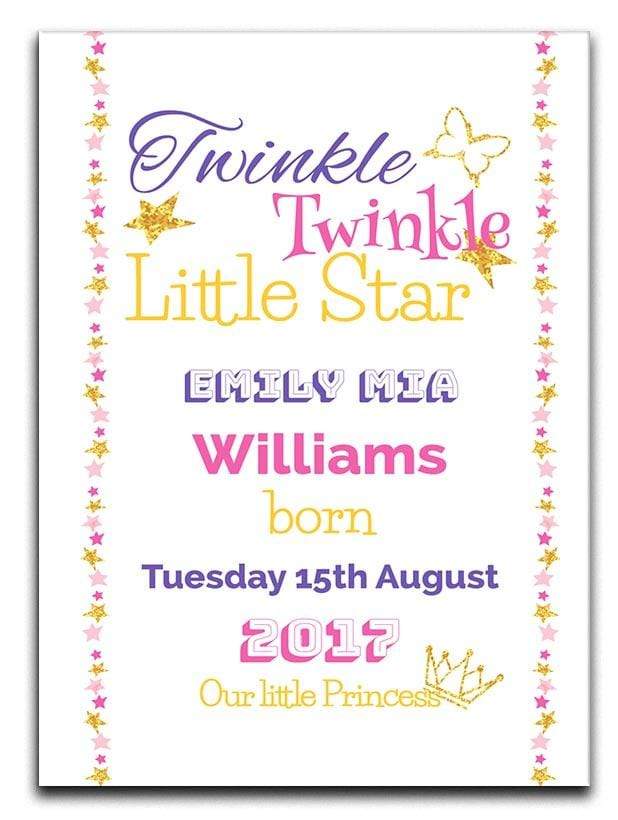 Twinkle Twinkle Little Star Framed Print