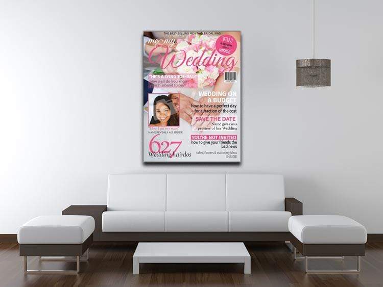 Wedding Magazine Cover Spoof Canvas Print