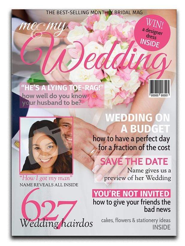 Wedding Magazine Cover Spoof Framed Print