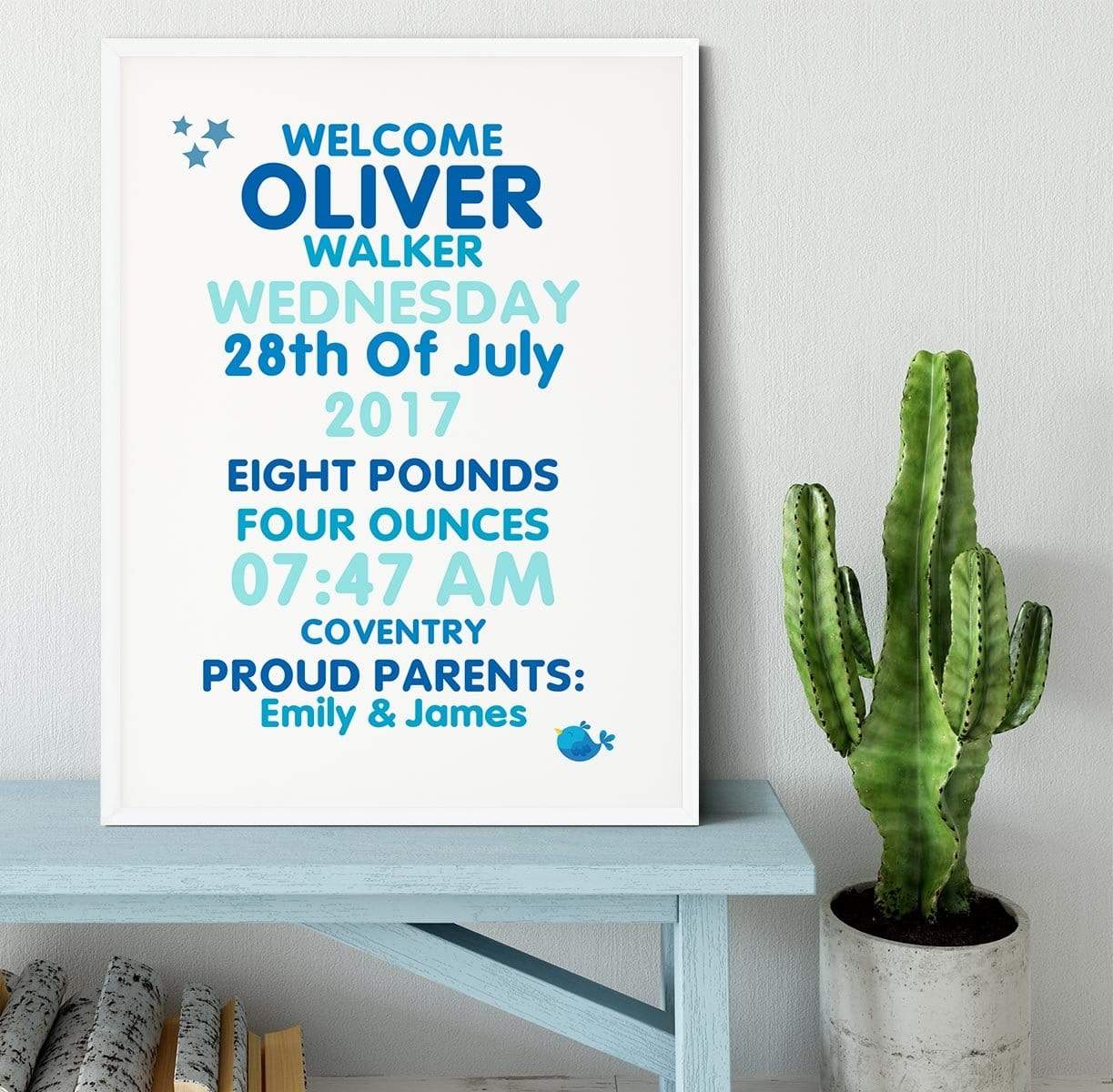Welcome New Baby Framed Print