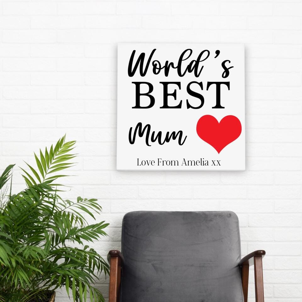 World's Best Personalised Canvas