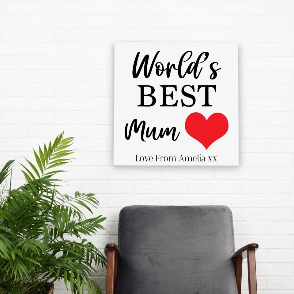 World's Best Personalised Canvas