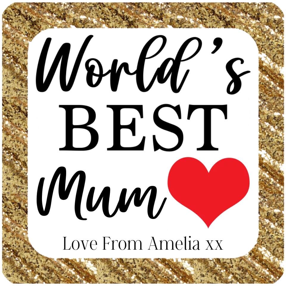 World's Best Personalised Sequin Magic Cushion