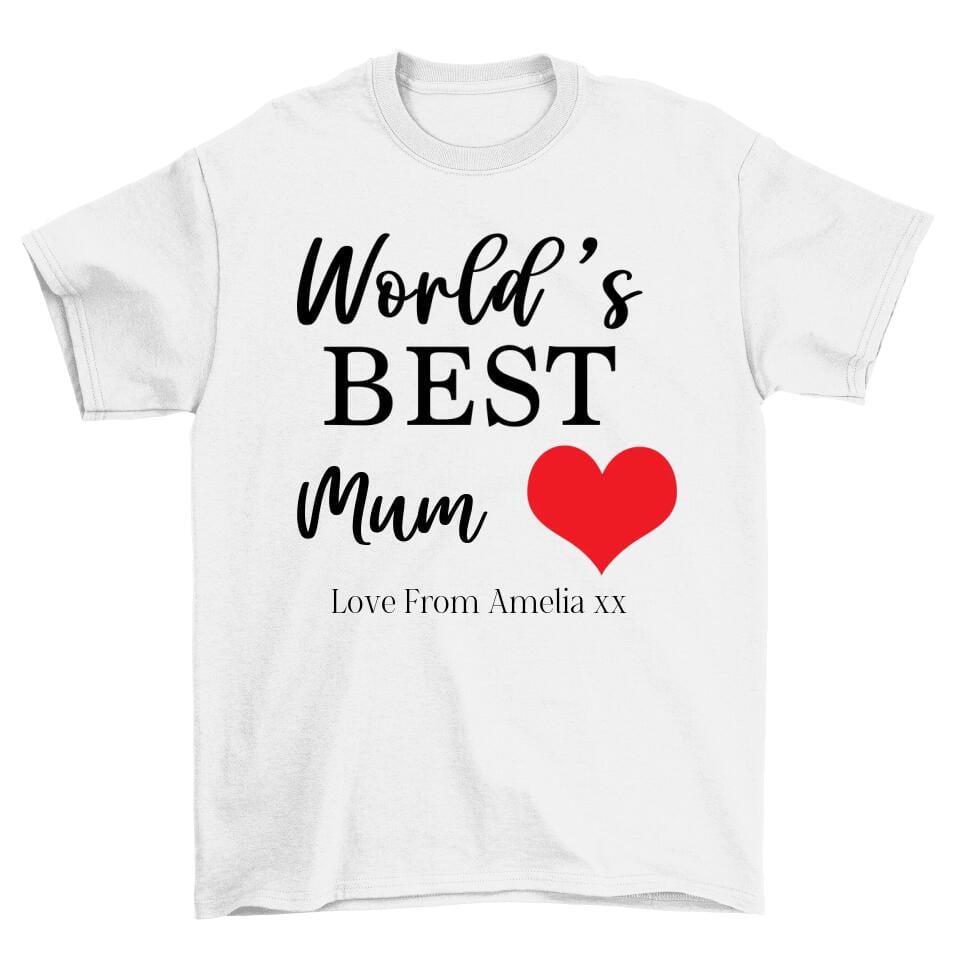 World's Best Personalised T-Shirt