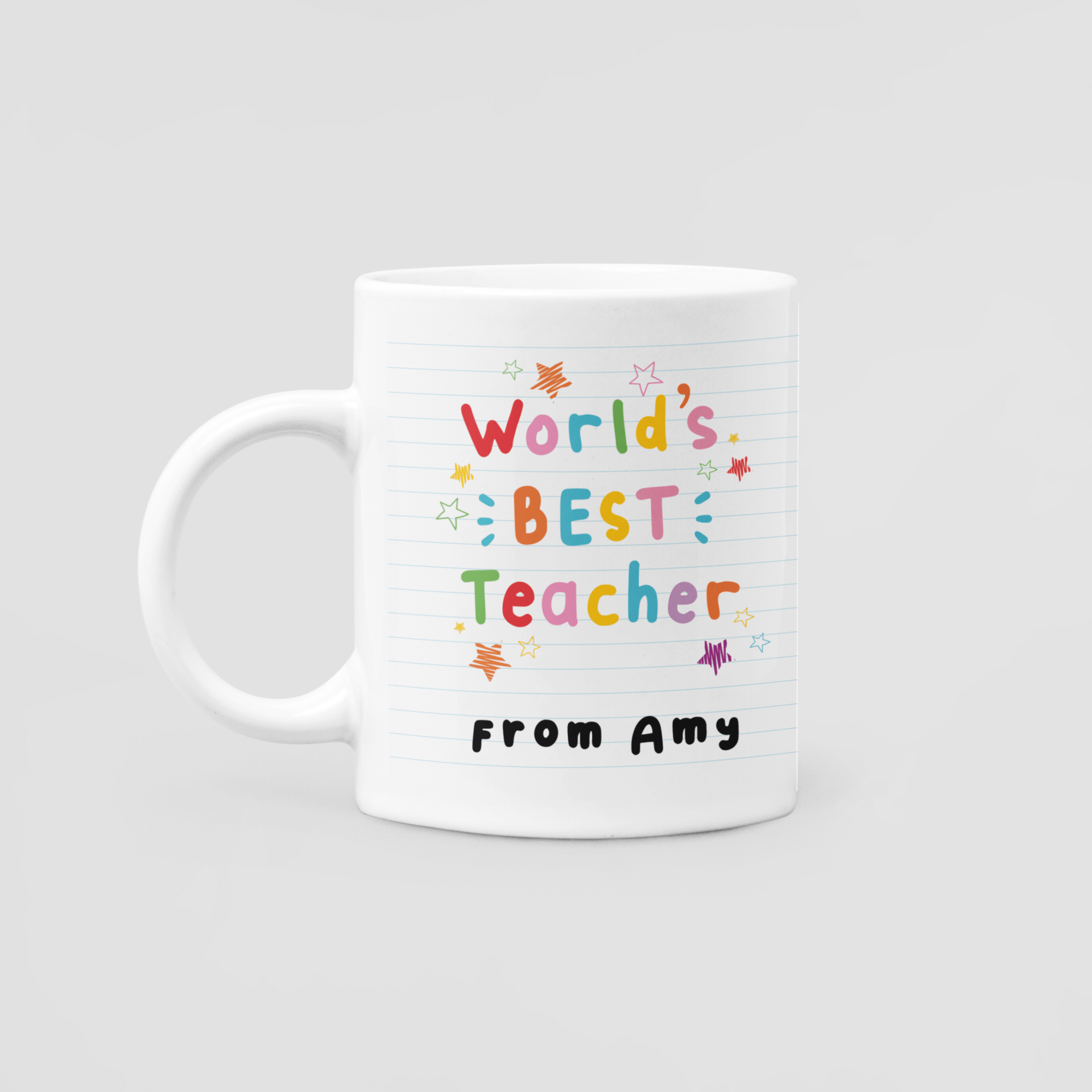 World's Best Teacher Personalised Mug