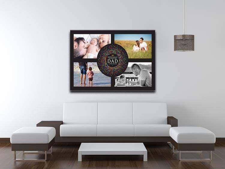 Worlds Best Dad Photo Canvas Print