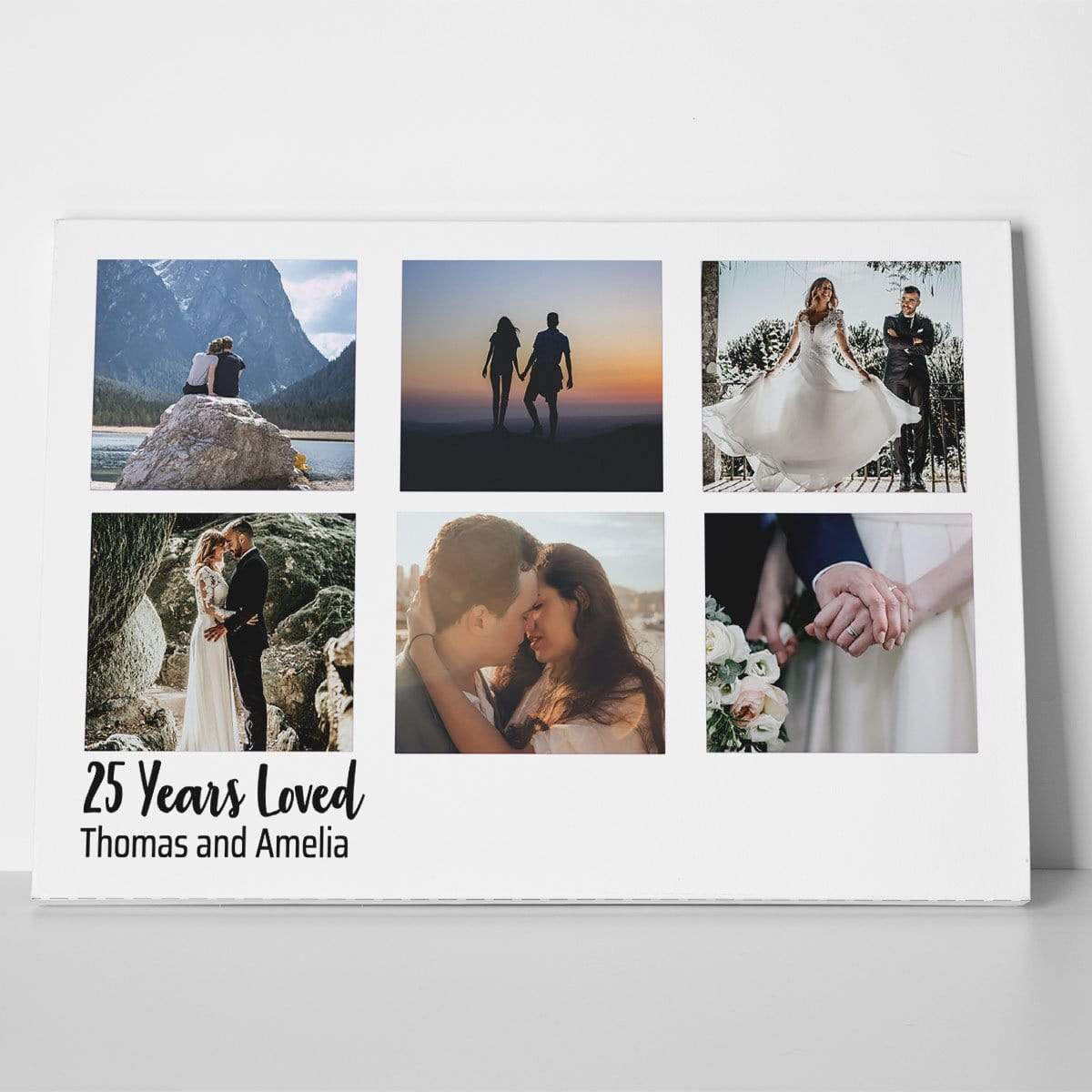 Years Loved Photo Canvas Print