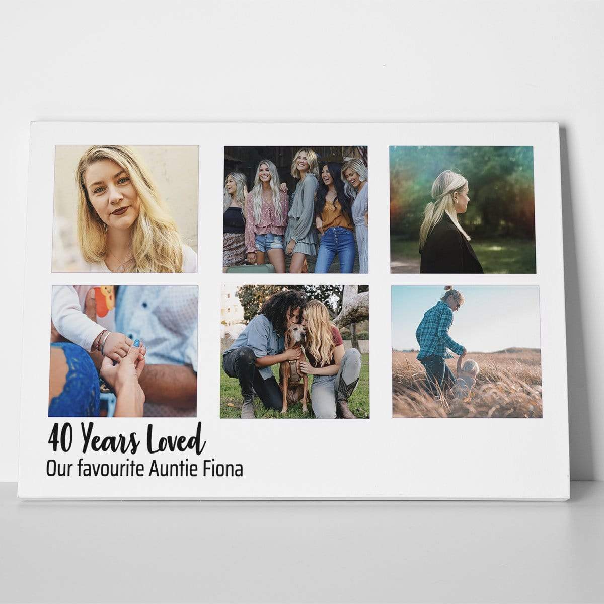 Years Loved Photo Canvas Print