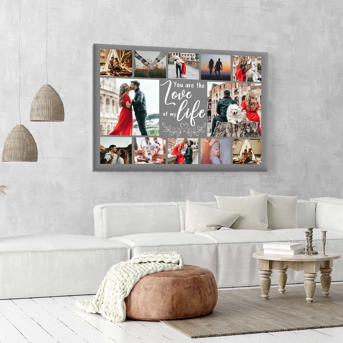 You Are The Love Of My Life Photo Canvas Print
